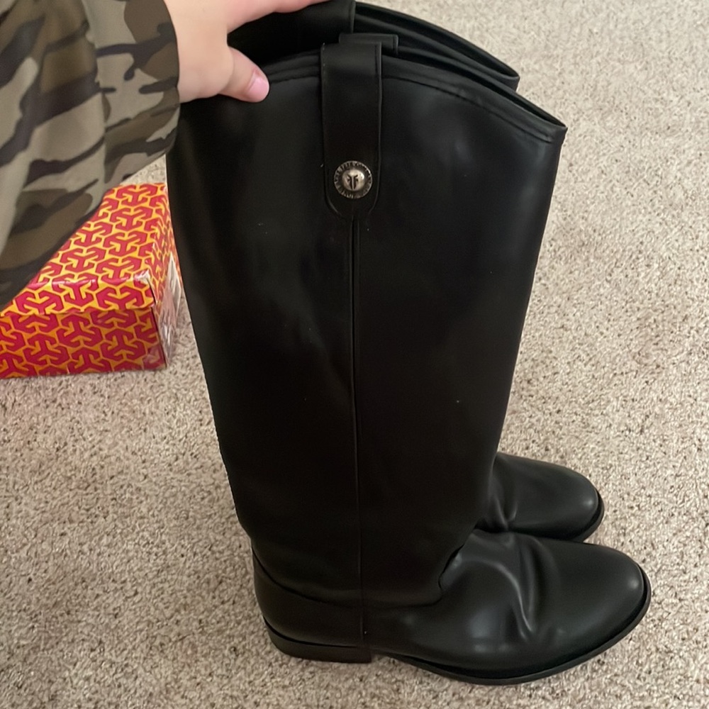 Frye Melissa Button Extend Black Boot - image 4